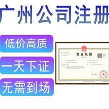 廣州工商營業(yè)執(zhí)照代辦服務(wù) 專業(yè)、高效、省心